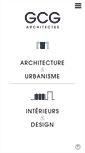 Mobile Screenshot of gcg-architectes.com